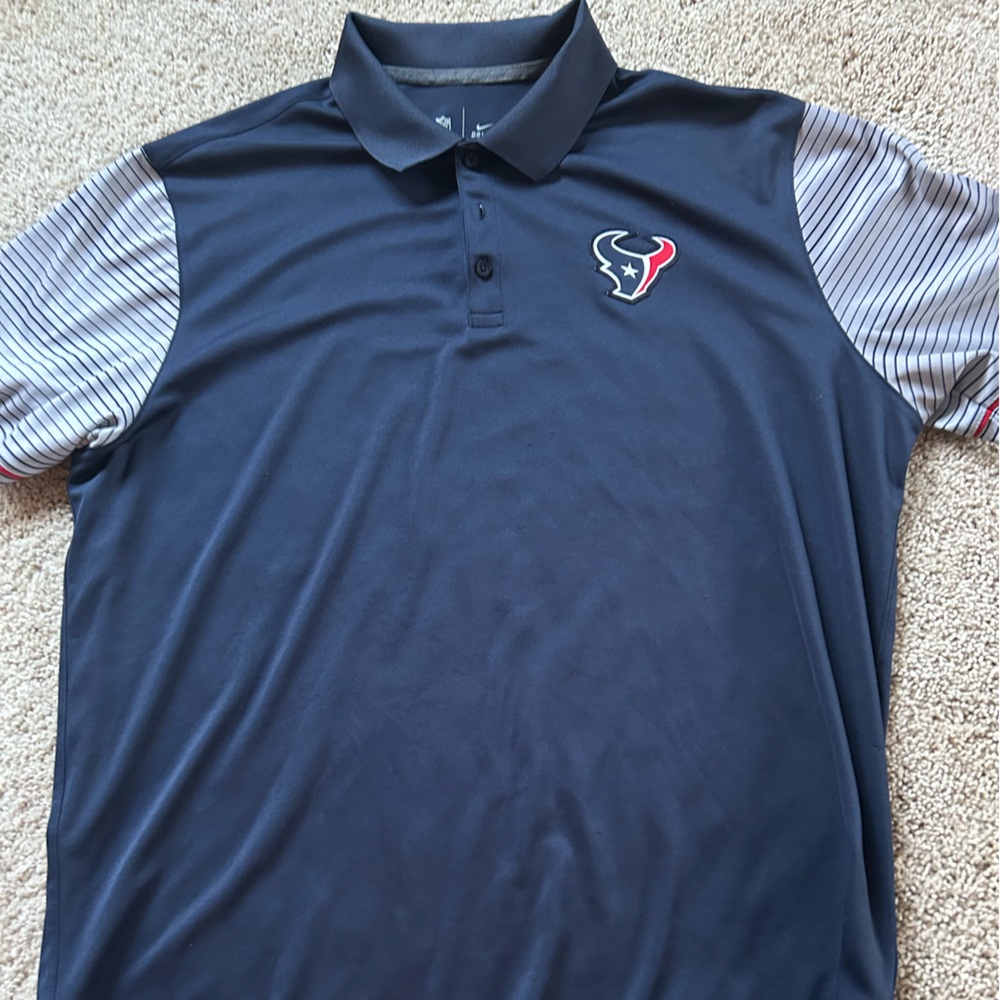 NFL Nike Houston Texans Navy Polo Shirt